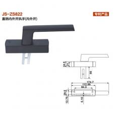 JS-ZS822直柄內(nèi)外開執(zhí)手（內(nèi)外開） 門窗五金 門窗配件