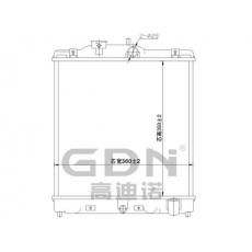 GDN.6.HO.003M-23 本田鋁質散熱器